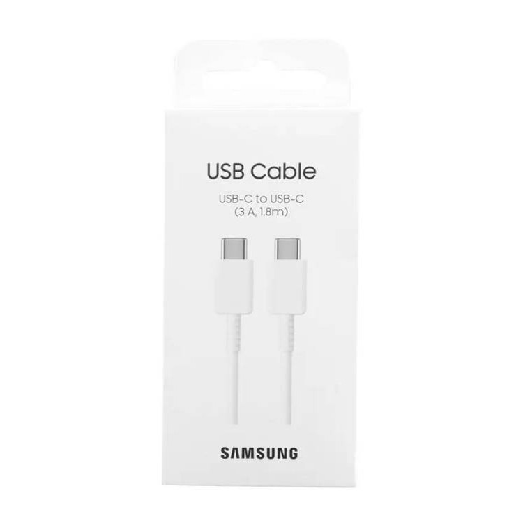 Samsung Cavo USB-C to USB-C EP-DX310JW 1.8m 3A White