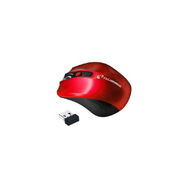 Techmade Mouse Wireless TM-XJ30-RED Red