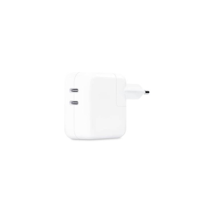 Apple Caricatore 35W DoppiaUSB-C iPhone iPad Watch MW2K3ZM/A