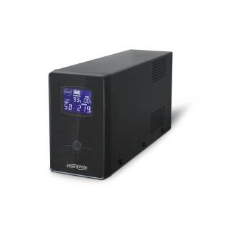 Techmade Gruppo di Continuita UPS con Display 650VA 390W 3Schuko