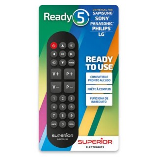 Superior Telecomando Ready 5 Universale (Samsung,LG,Panasonic,Sony)