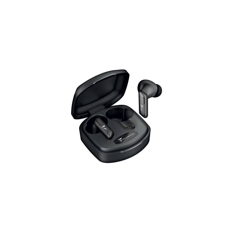 Techmade Auricolari TM-K175-BK Senza Filo Con Box Ricarica Nero