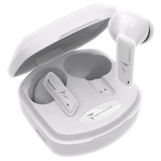 Techmade Auricolari TM-K175-WH Senza Filo Con Box Ricarica Bianco