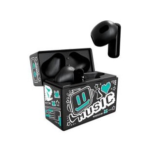 Techmade Earbuds TM-XM191-BKGR Con Pattern Verde