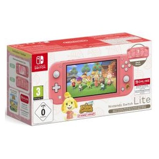 Switch lite Console Corallo + Animal C.N.H. + NSO 12 mesi (LIMITED)