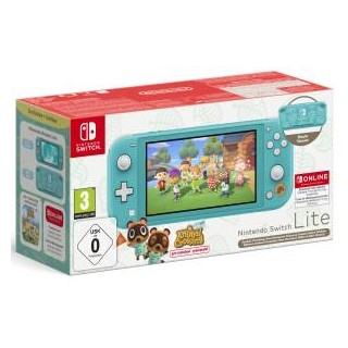 Switch lite Console Turchese + Animal C.N.H. + NSO 12 mesi (LIMITED)