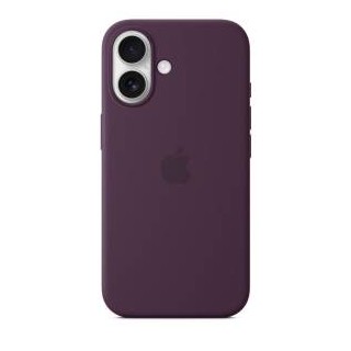 Apple iPhone 16 Silicone Case MagSafe Plum MYY43ZM/A