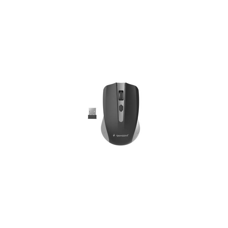 Techmade Gembird Mouse Senza Fili Space Grey Black