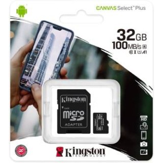 Kingston Micro SD 32GB Classe 10 SDCS2/32GB + Adattatore SD