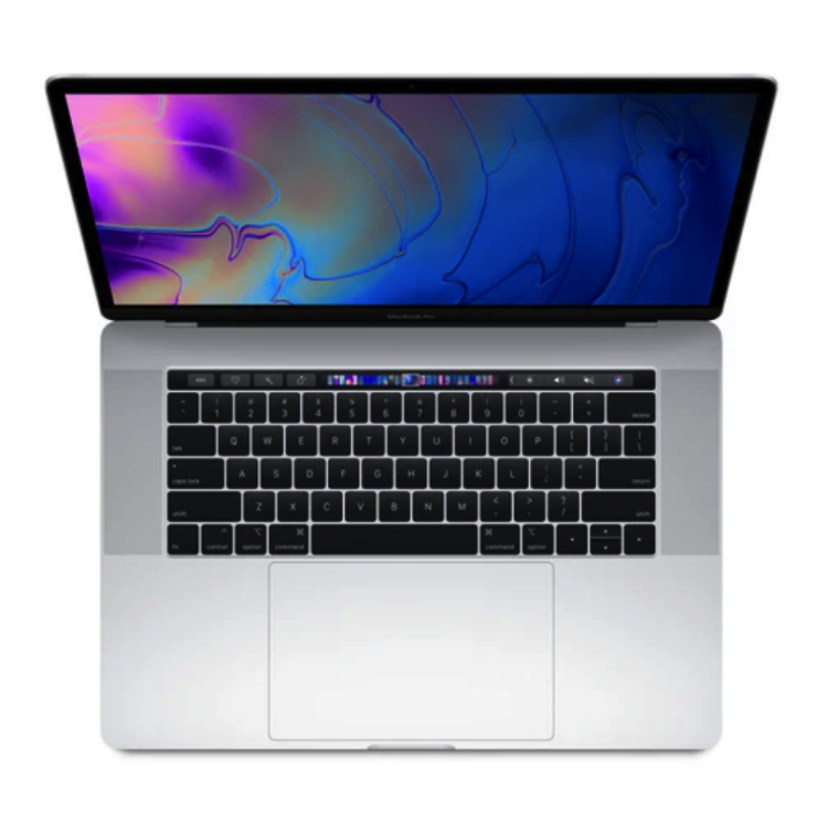 Apple MacBook Pro (15" 2018) TouchBar|i7-8750H|16GB|256GB SSD|ITA|RETINA|Radeon Pro 555X 4GB|1-250|SILVER - Grado A/A-