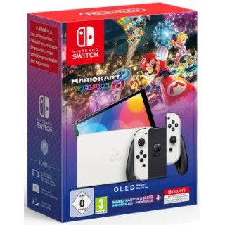 Switch Console OLED + MarioKart 8 + 12 NSO