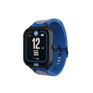 Techmade Smartwatch Inter Cassa Nera Cint. Nero e Blu 1.83"