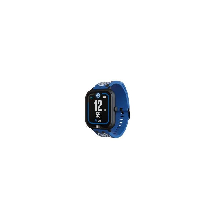 Techmade Smartwatch Inter Cassa Nera Cint. Nero e Blu 1.83"