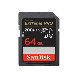 SanDisk Extreme PRO SD 64GB C10 UHS-I SDXC 200MB/s