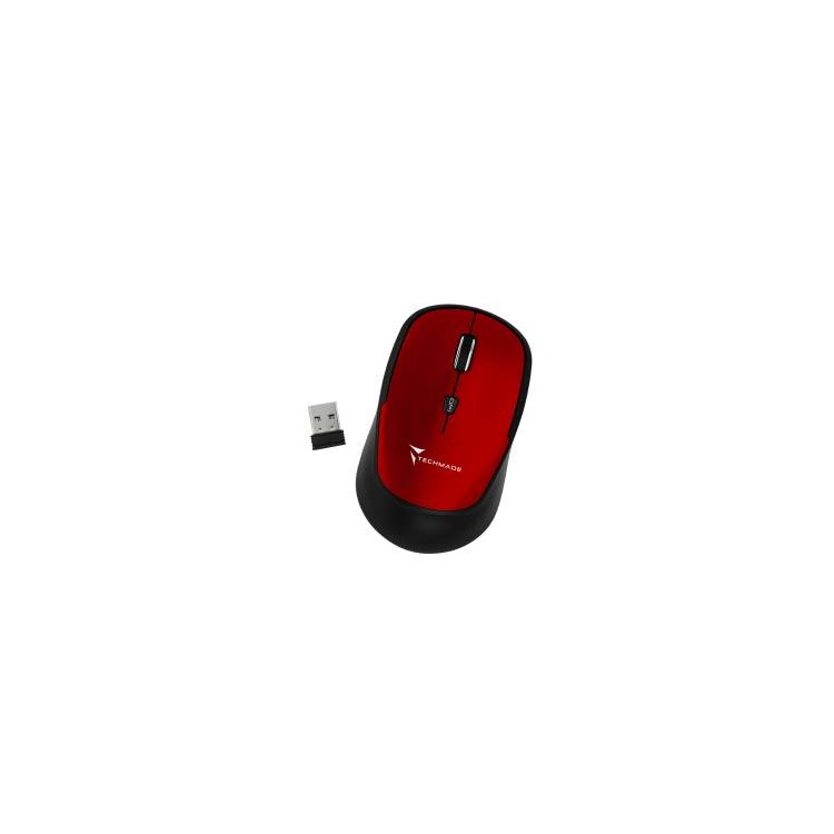 Techmade Mouse Wireless TM-XJ35 Red