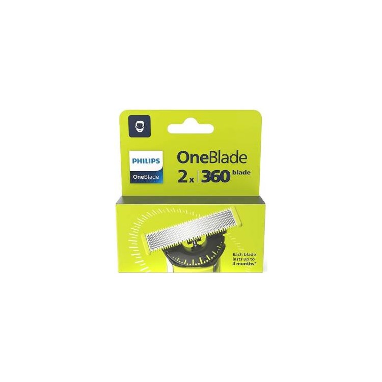 Philips OneBlade 2x Lame diRicambio 360 QP420/50