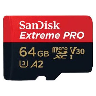 SanDisk Extreme PRO MicroSD 64GB A2 C3 UHS-I SDXC 200MB/s