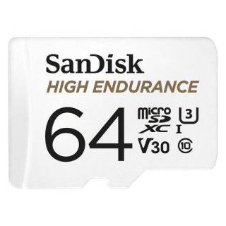 SanDisk High Endurance MicroSD 64GB C10 SDXC 100MB/s