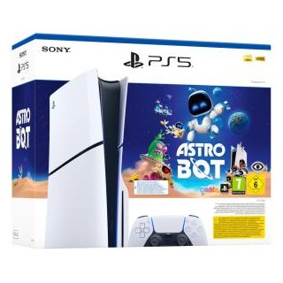 PS5 Console 1TB Standard Slim White Astro Bot Bundle ITA